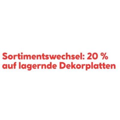 Bild von 20% auf lagernde Dekorplatten HELLWEG