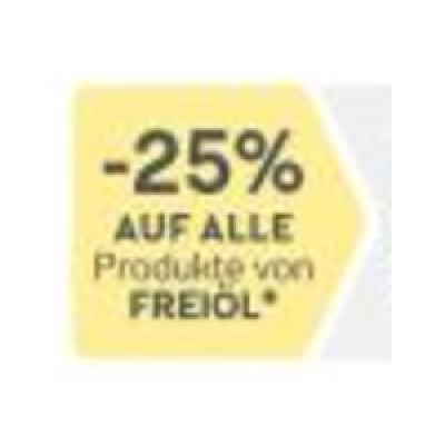 -25% AUF ALLE Produkte von FREIÖL BIPA