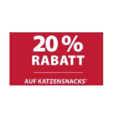 Promotion Bild von 20% RABATT AUF KATZENSNACKS Dehner