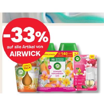 -33% auf alle Artikel von AIRWICK MPREIS