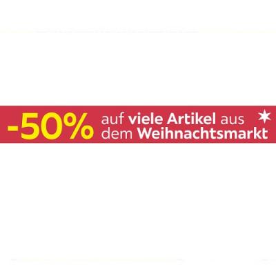 -50% auf viele Artikel aus dem Weihnachtsmarkt Möbelix