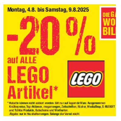 Promotion Bild von -20% auf ALLE LEGO Artikel Maximarkt