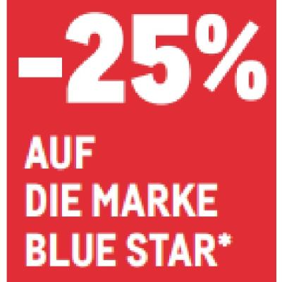-25% AUF DIE MARKE BLUE STAR METRO