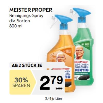 ab 2 Stk. beim Kauf von MR. Proper SWF BIPA