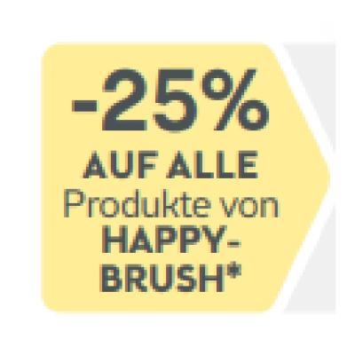 Promotion Bild von -25% auf alle Produkte von Happybrush BIPA