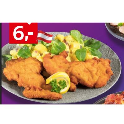 Backhendl je 6€ XXXLutz