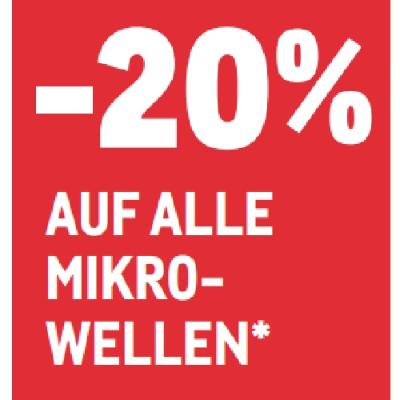 Promotion Bild von -20% AUF ALLE MIKROWELLEN METRO