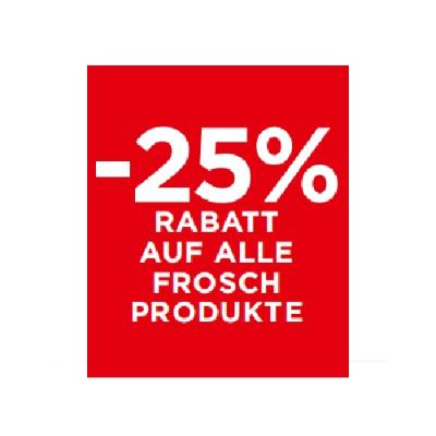 -25% RABATT AUF ALLE FROSCH PRODUKTE Unimarkt