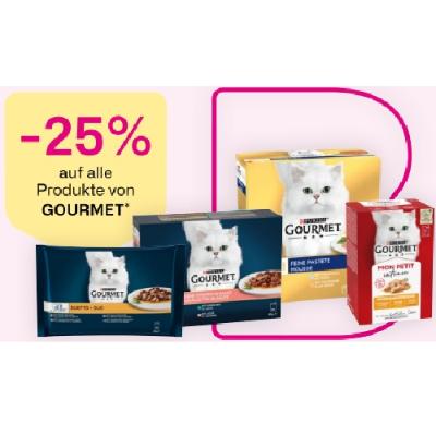 -25% auf alle Produkte von GOURMET BIPA