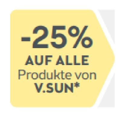 Promotion Bild von -25% AUF ALLE Produkte von V.SUN BIPA