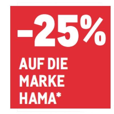 -25% AUF DIE MARKE HAMA METRO