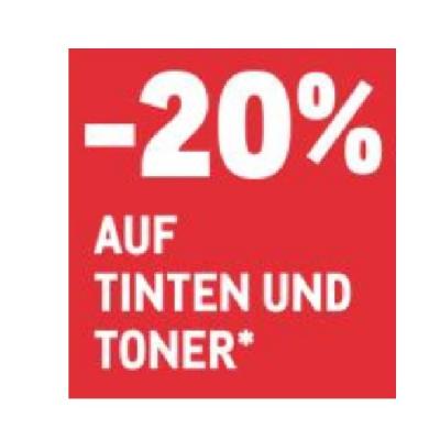 -20% AUF TINTEN UND TONER METRO