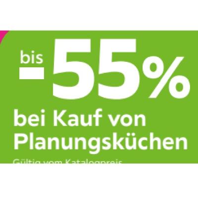 Promotion Bild von bis -55% bei Kauf von Planungsküchen mömax
