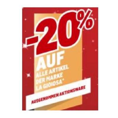Promotion Bild von -20%  AUF ALLE ARTIKEL DER MARKE LA GIOIOSA AUSGENOMMEN AKTIONSWARE METRO