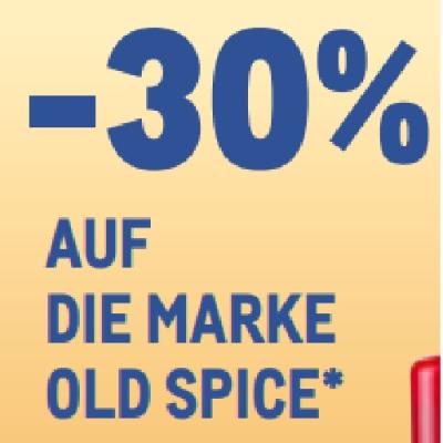 -30% AUF DIE MARKE OLD SPICE METRO