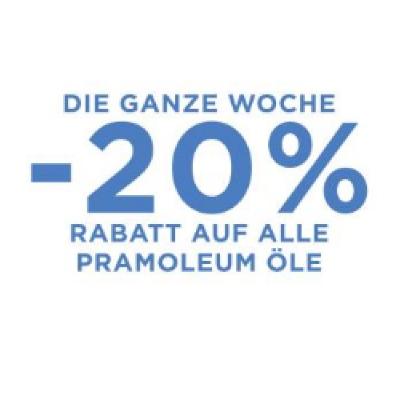 Bild von DIE GANZE WOCHE -20% RABATT AUF ALLE PRAMOLEUM ÖLE Unimarkt