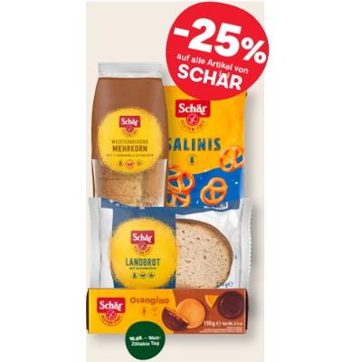 -25% auf alle Artikel von SCHÄR MPREIS
