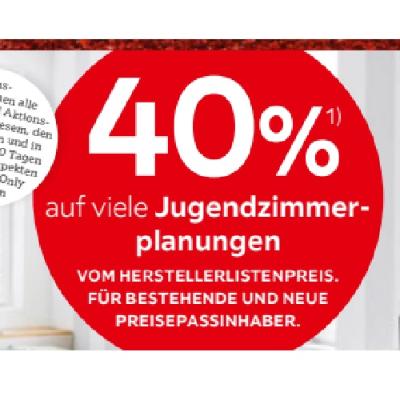 40% auf viele Jugendzimmerplanungen XXXLutz