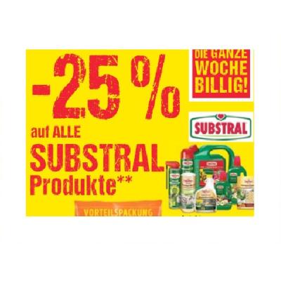 Promotion Bild von -25% auf ALLE SUBSTRAL Produkte Maximarkt