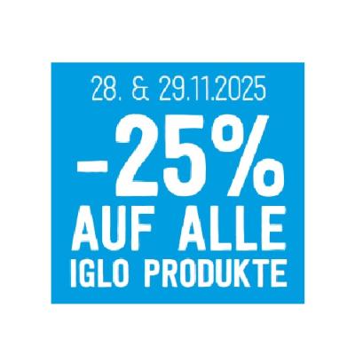 -25% AUF ALLE IGLO PRODUKTE Sutterlüty