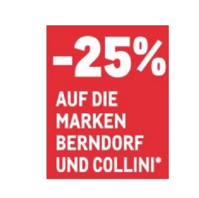 Promotion Bild von -25% AUF DIE MARKEN BERNDORF UND COLLINI METRO