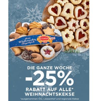 Promotion Bild von DIE GANZE WOCHE -25% RABATT AUF ALLE WEIHNACHTSKEKSE Unimarkt