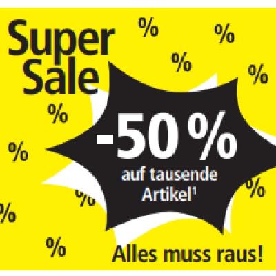 Super Sale -50% auf tausende Artikel PAGRO & LIBRO