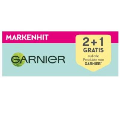 2+1 GRATIS auf alle Produkte von GARNIER BIPA