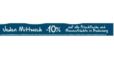 Jeden Mittwoch -10% auf alle Frischfische und Meeresfrüchte in Bedienung INTERSPAR
