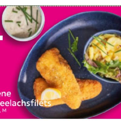 Gebackene Alaska Seelachsfilets je 5€ mömax