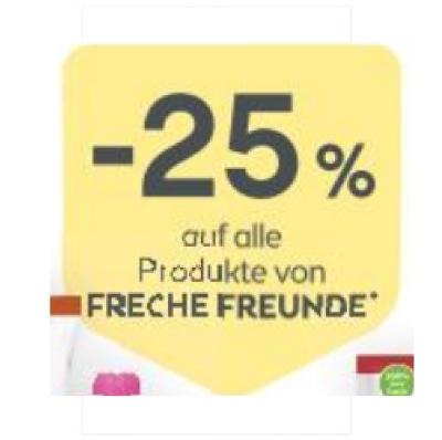 Promotion Bild von -25% auf alle Produkte von FRECHE FREUNDE BIPA