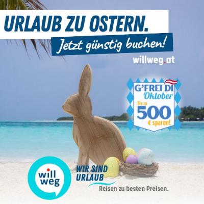 Urlaub zu Ostern mit willweg.at