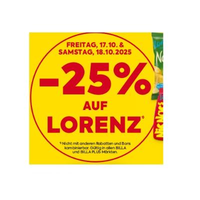 -25% AUF LORENZ BILLA