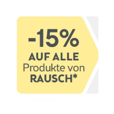 -15% AUF ALLE Produkte von RAUSCH BIPA