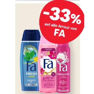 -33% auf alle Artikel von FA MPREIS