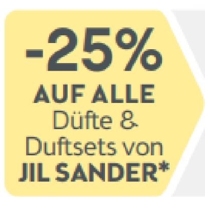 -25% auf alle Düfte und Duftsets von Jil Sander BIPA
