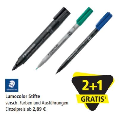 STAEDTLER Lumocolor Stifte 2+1 GRATIS PAGRO & LIBRO