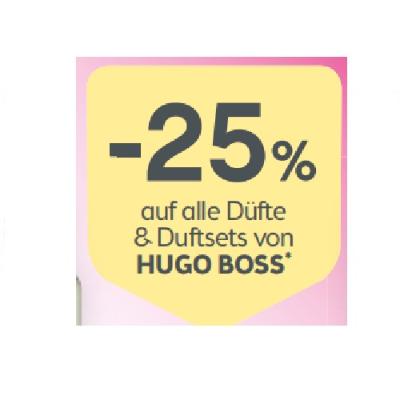 Promotion Bild von -25% auf alle Düfte & Duftsets von HUGO BOSS BIPA