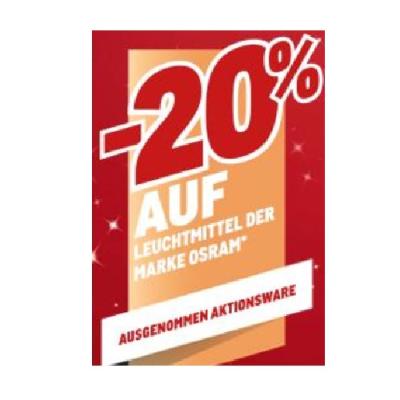 Promotion Bild von -20% AUF LEUCHTMITTEL DER MARKE OSRAM AUSGENOMMEN AKTIONSWARE METRO