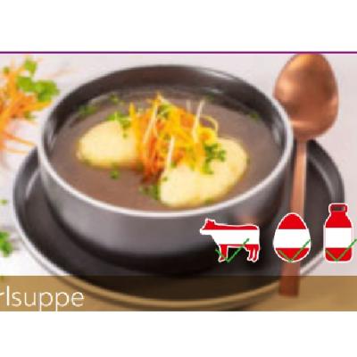Grießnockerlsuppe je 3.50€ XXXLutz