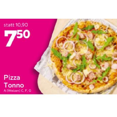 Pizza Tonno je 7,50 € mömax