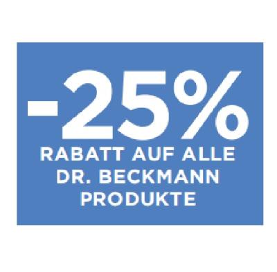 Promotion Bild von -25% RABATT AUF ALLE DR. BECKMANN PRODUKTE Unimarkt