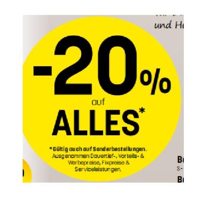 -20% auf ALLES Betten Reiter