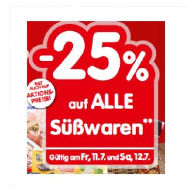 Promotion Bild von -25% auf ALLE Süßwaren INTERSPAR
