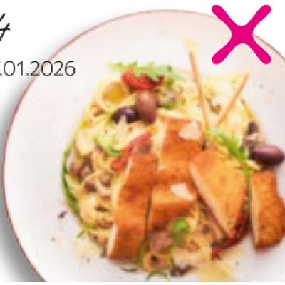 Spaghetti Funghi a Cotoletta je 7€ mömax