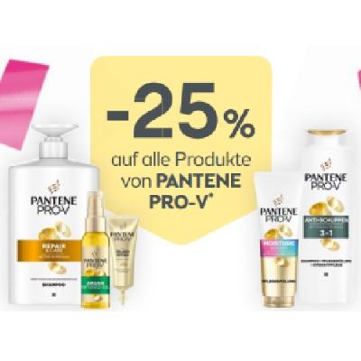 -25% auf alle Produkte von PANTENE PRO-V BIPA
