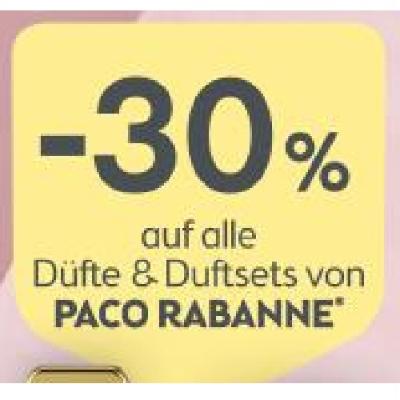 Promotion Bild von -30% auf alle Düfte & Duftsets von PACO RABANNE BIPA