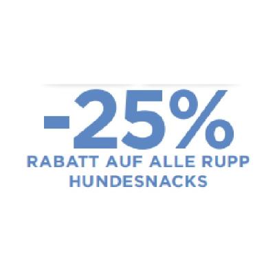 Promotion Bild von -25% RABATT AUF ALLE RUPP HUNDESNACKS Unimarkt