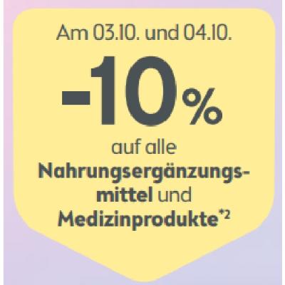 -10% auf alle Nahrungsergänzungsmittel und Medizinprodukte BIPA