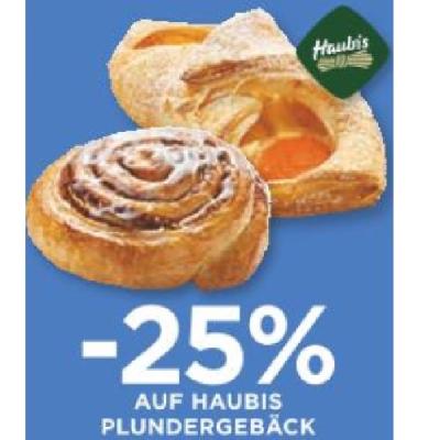 Promotion Bild von -25% AUF HAUBIS PLUNDERGEBÄCK Unimarkt